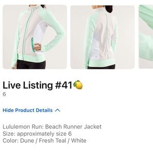 Lululemon Jacket women